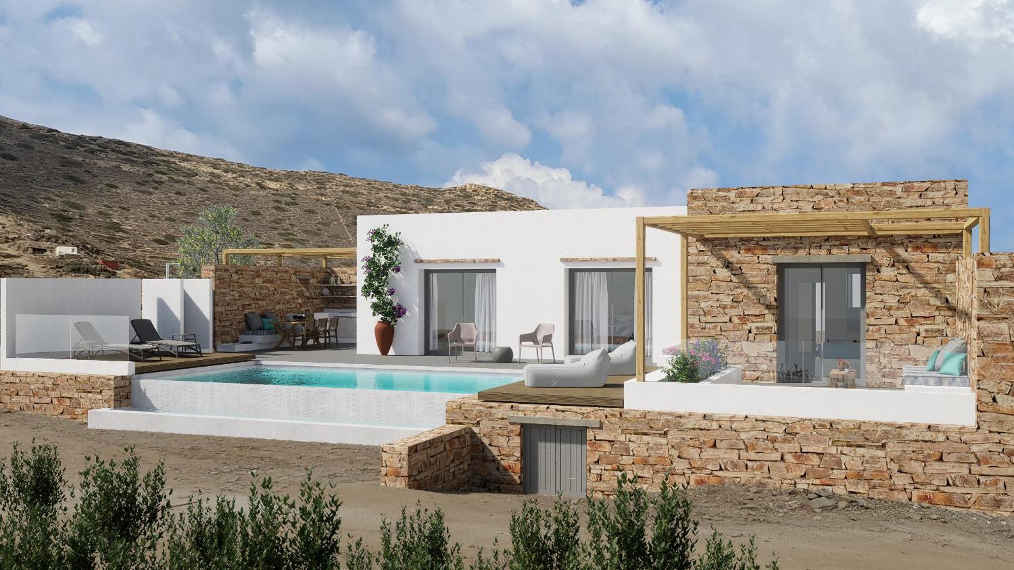 Calma Villas Ios Exterior foto